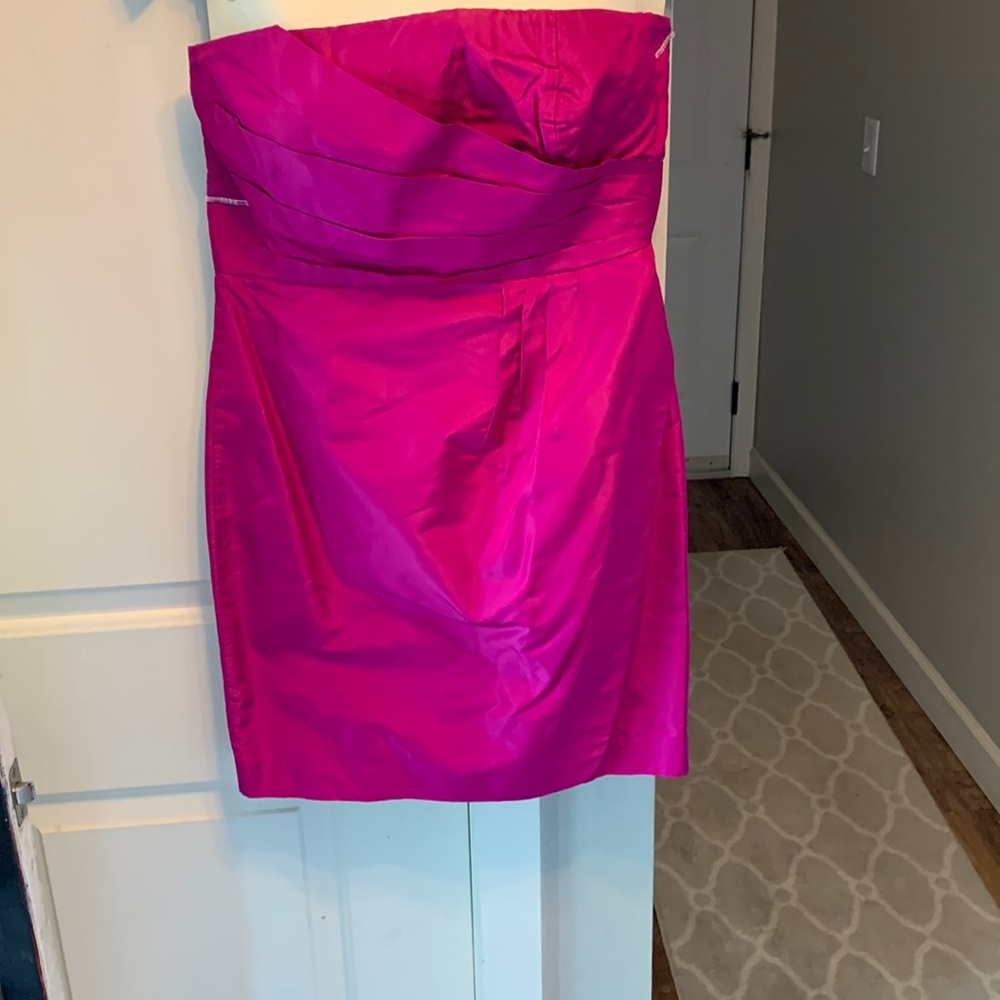 JCrew strapless bridesmaid dress